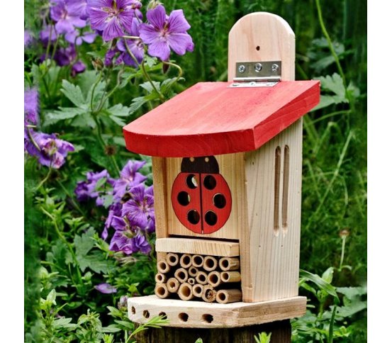Dřevěný domek pro berušky a včelky samotářky Wildlife World