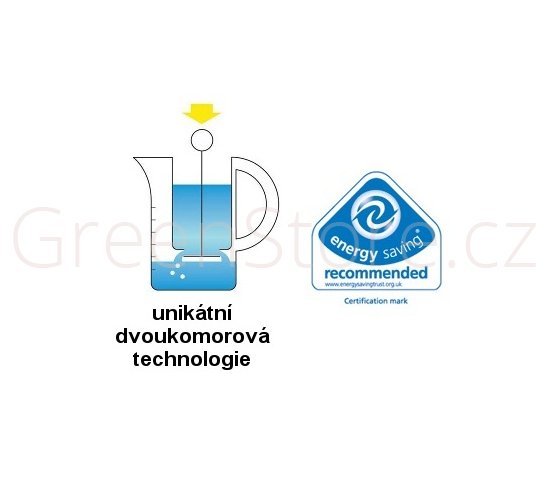 Rychlovarná konvice černá - úsporná