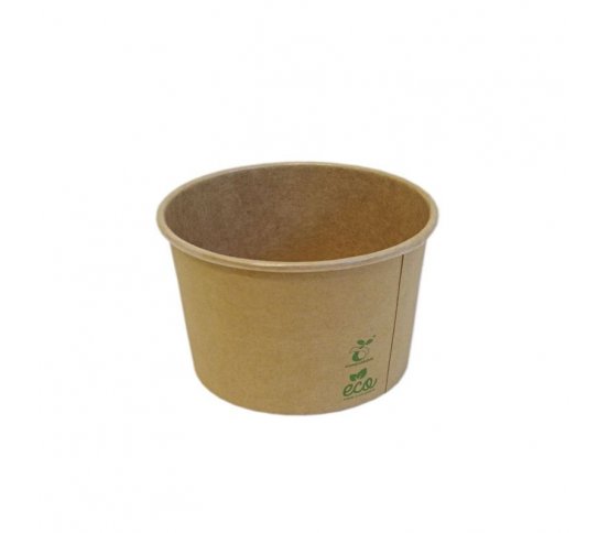Polévkový kelímek kraft 250ml (50ks) Eco Cups