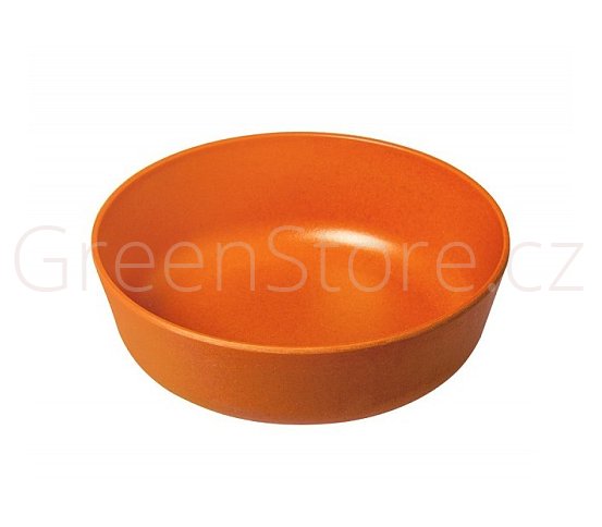 Bambusová miska mělká oranžová Living Eco Dining