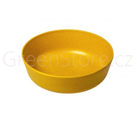 Bambusová miska mělká žlutá Living Eco Dining