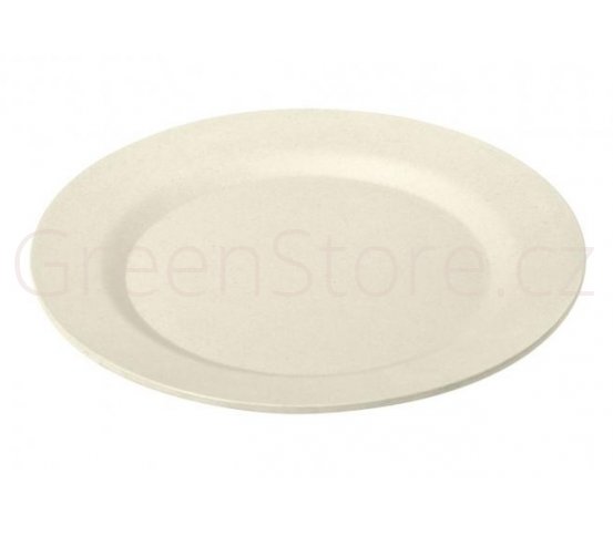 Bambusový talíř bílý 25cm Living Eco Dining