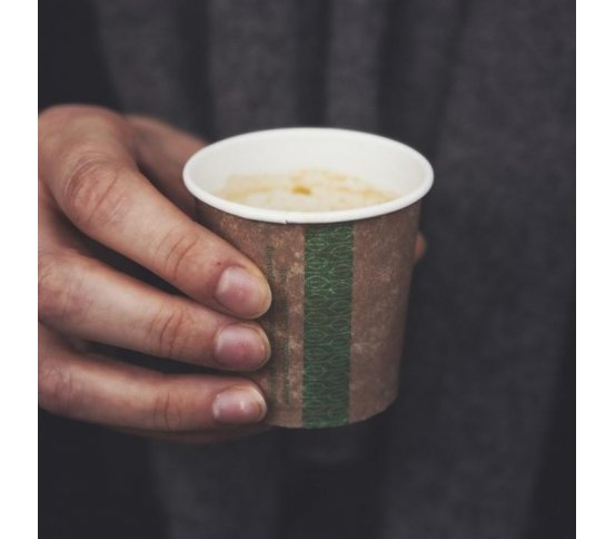 Kelímek nápojový hnědý 120ml z celulózy (50ks)