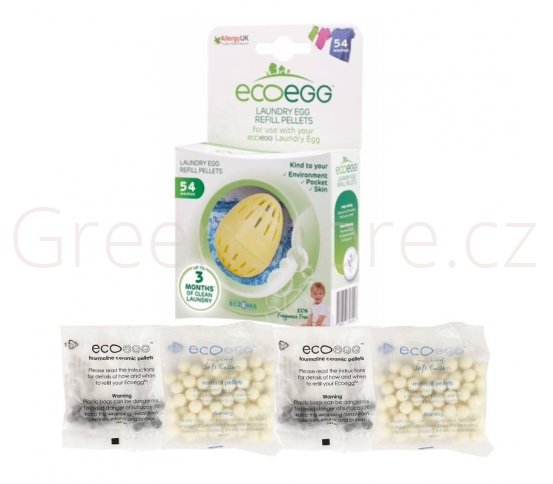 EcoEgg Náhradní náplň Bez vůně - 54 praní
