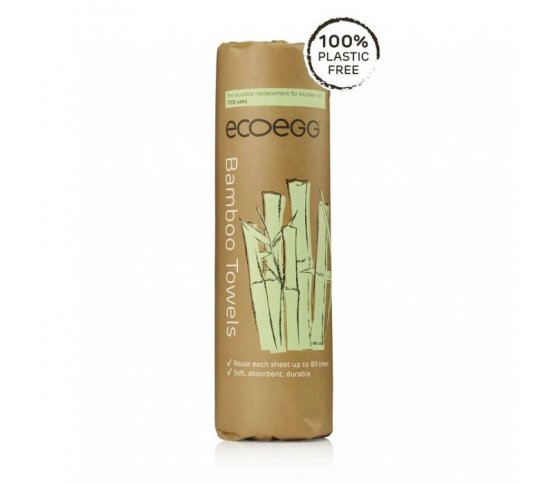 EcoEgg Pratelné bambusové utěrky 20ks - 1700 použití