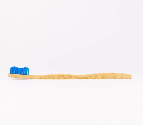 Ecohead Bambusový zubní kartáček Medium - modrý