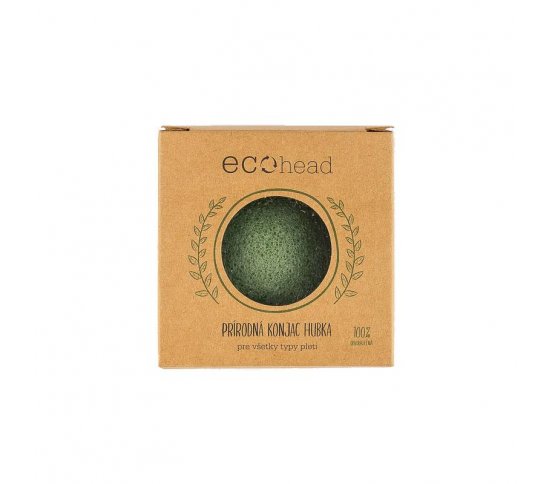 Ecohead Konjaková houbička - zelená