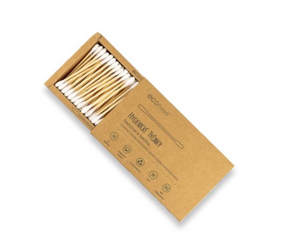 Ecohead tyčinky do uší BIO bavlna, bambus (200ks)