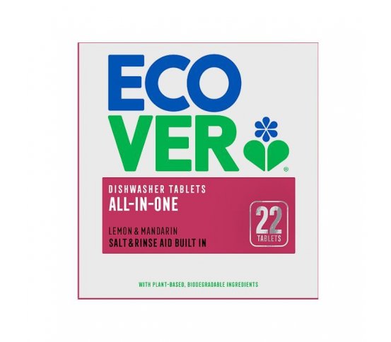 Ecover Tablety do myčky 22ks - vše v jednom 440g