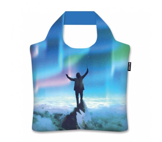 Ecozz Ekologická nákupní taška Aurora Borealis