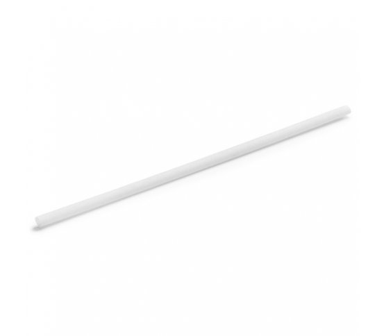 Jednorázová EKO brčka bílá ⌀6mm x 21cm (250ks) Euro Straws