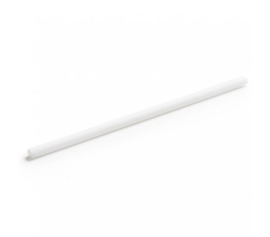 Jednorázové EKO brčka bílé White ⌀8mm x 21cm (200ks) Euro Straws