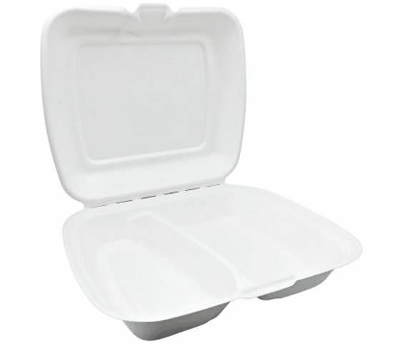 EKO Menu box 2-sekce 230x205x70 mm (50ks) Love nature