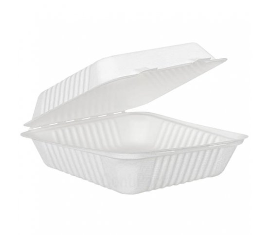 EKO Menu box z třtiny 1-dílný 23x23x8cm Conti (50ks)