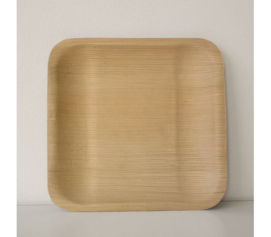 Palmový talíř čtvercový 25x25x2cm Areca (10ks)