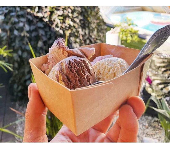 EKO papírová miska Mini 10x8x5cm (600ks) ecofoodbox