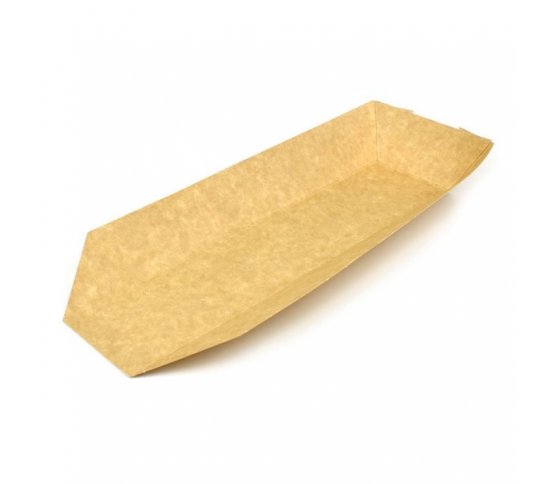 OPTYS EKO papírová miska otevřený hot dog 25x10x4cm (600ks)