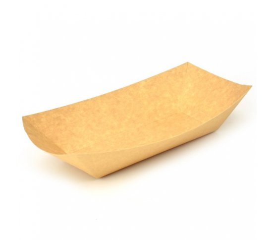 EKO papírová miska velký hot dog 23x14x5cm (50ks)