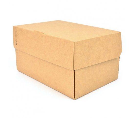 Celý karton EKO papírový burger box MAXI XXL 19x12x10cm (200ks)