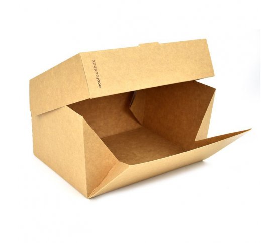 Ecofoodbox EKO papírový burger box MAXI 19x12x10cm (25ks)