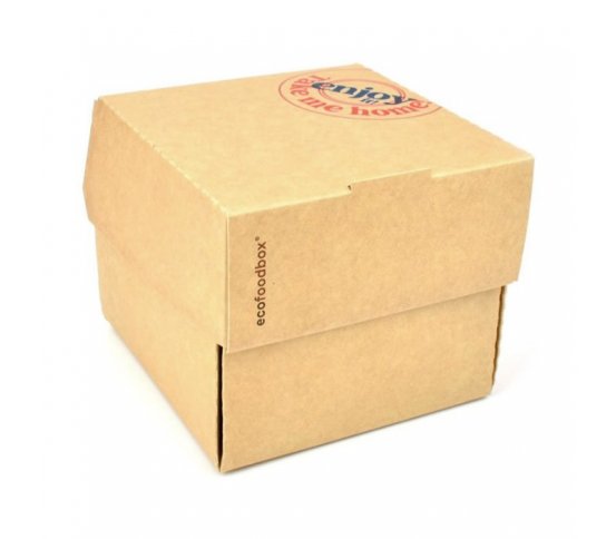 EKO Papírový hamburger box 12x12x10cm (25ks)
