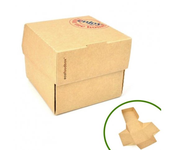 EKO Papírový hamburger box 12x12x10cm (250ks)