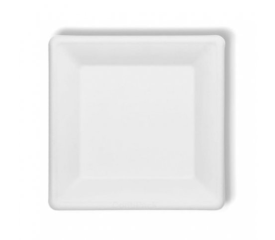 EKO Talíř čtvercový 26x26cm z třtiny Conti (50ks)