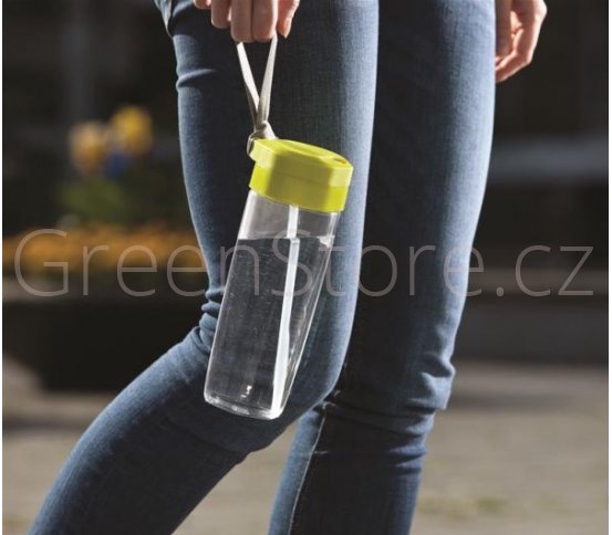 XD Design Sportovní láhev s brčkem 600ml - limetková