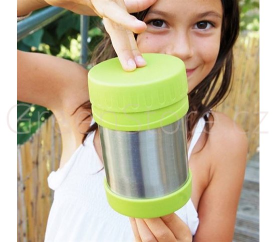 Termoska na jídlo nerezová - zelená 350ml U Konserve