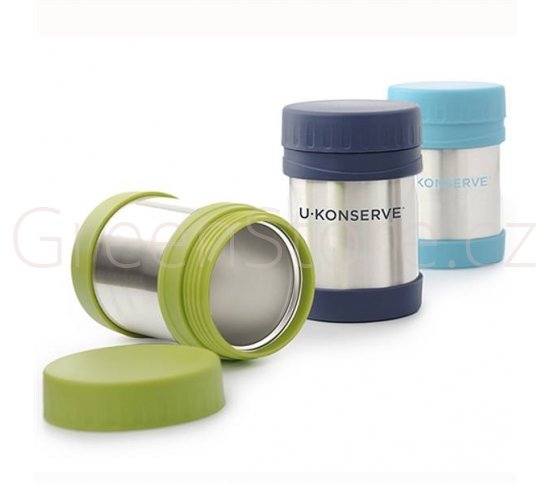 Termoska na jídlo nerezová - zelená 350ml U Konserve