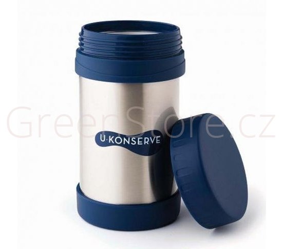Termoska na jídlo nerezová - tmavě modrá 470ml U Konserve