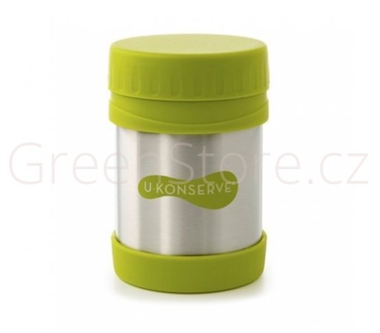 Termoska na jídlo nerezová - zelená 350ml U Konserve