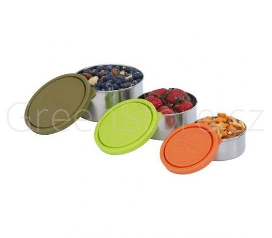 Ekologická sada 3 nerezových dóz U Konserve