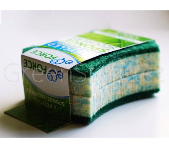 Ekologické houbičky na nádobí s drátěnkou EcoForce