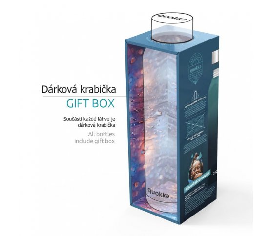 Quokka Nerezová láhev Solid 630ml - blue rock 3