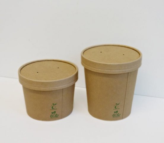 Papírový kelímek na polévku 250ml eco cups