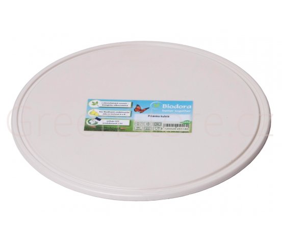 Prkénko krájecí kulaté velké z bioplastu, Biodora