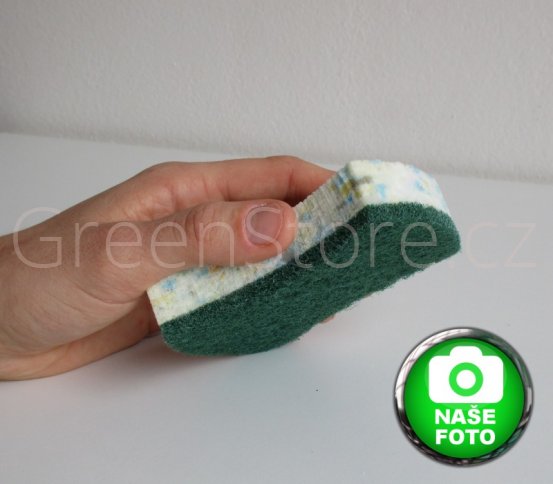 Ekologická houbička na mytí nádobí s drátěnkou EcoForce