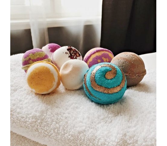 Šumivá bomba do koupele Luxury - choco-caramel 140g Bloombee 2