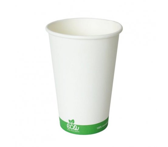 Kelímek nápojový bílý 460ml z celulózy Eco Cups (50ks)