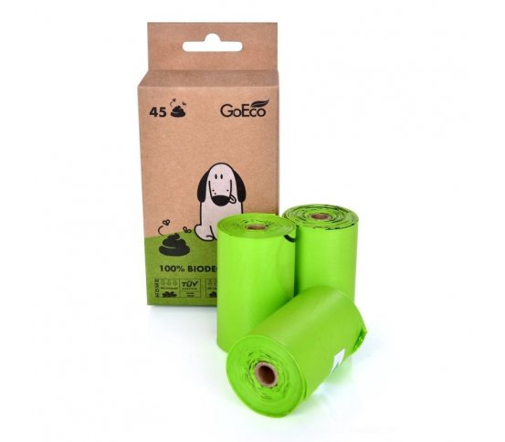 Ekosáček z kukuřice na hovínka 45ks - BIO kompostovatelné