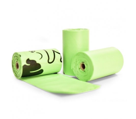 Ekosáček z kukuřice na hovínka 45ks - BIO kompostovatelné