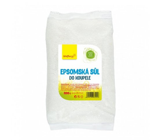 Epsomská sůl do koupele 1kg Wolfberry