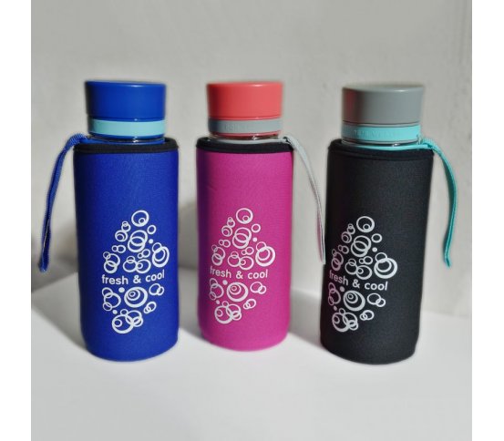 Termoobal pro Equa láhve - fresh-cool modrý Coolbox