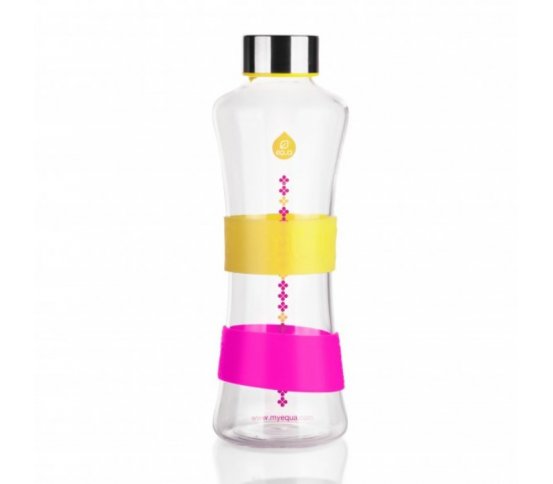 Equa Skleněná láhev CMYK SQUEEZE Yellow 550ml