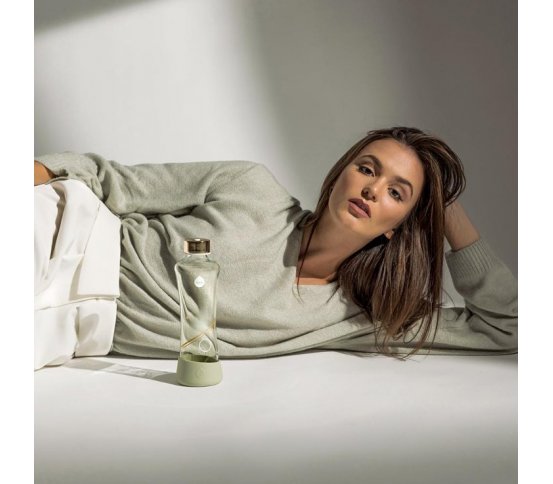 Equa Skleněná láhev Metallic Gold 550ml