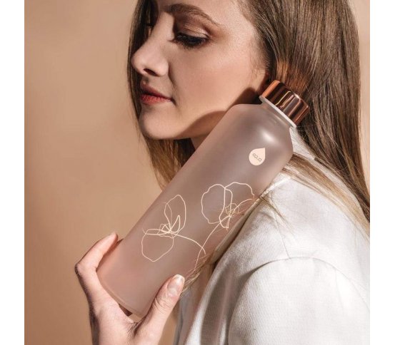 Equa Skleněná láhev Mismatch Bloom 750ml