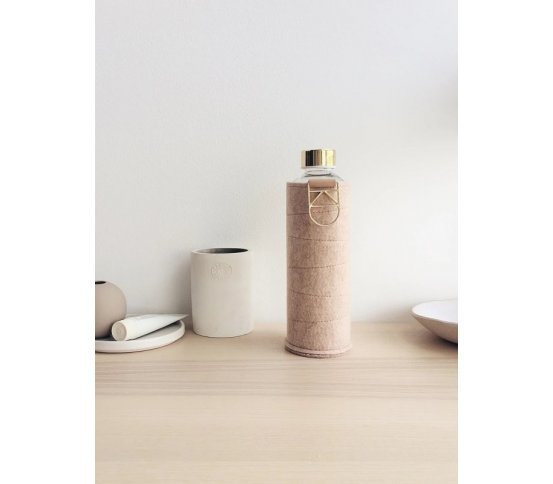 Equa Skleněná láhev Mismatch Cookie 750ml   plstěný obal