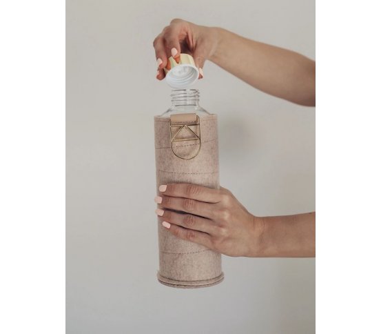 Equa Skleněná láhev Mismatch Cookie 750ml   plstěný obal