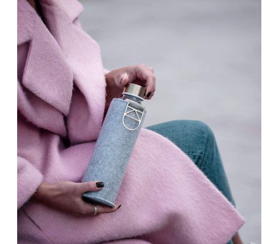 Equa Skleněná láhev Mismatch Chocolate Night 750ml   plstěný obal